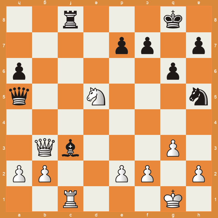 Position après 23...Da5