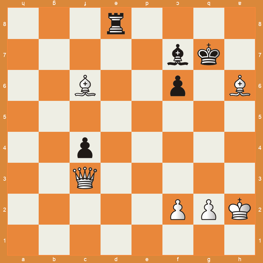 Position après 40.Bxh6